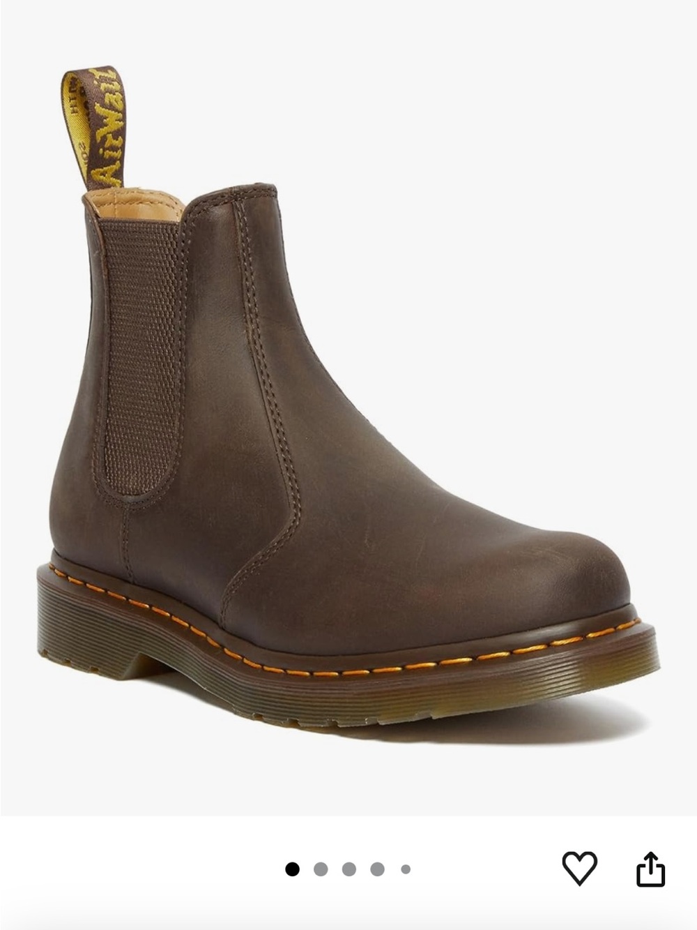 Dr. Martens Men’s Chukka Boot — Dark Brown Leather